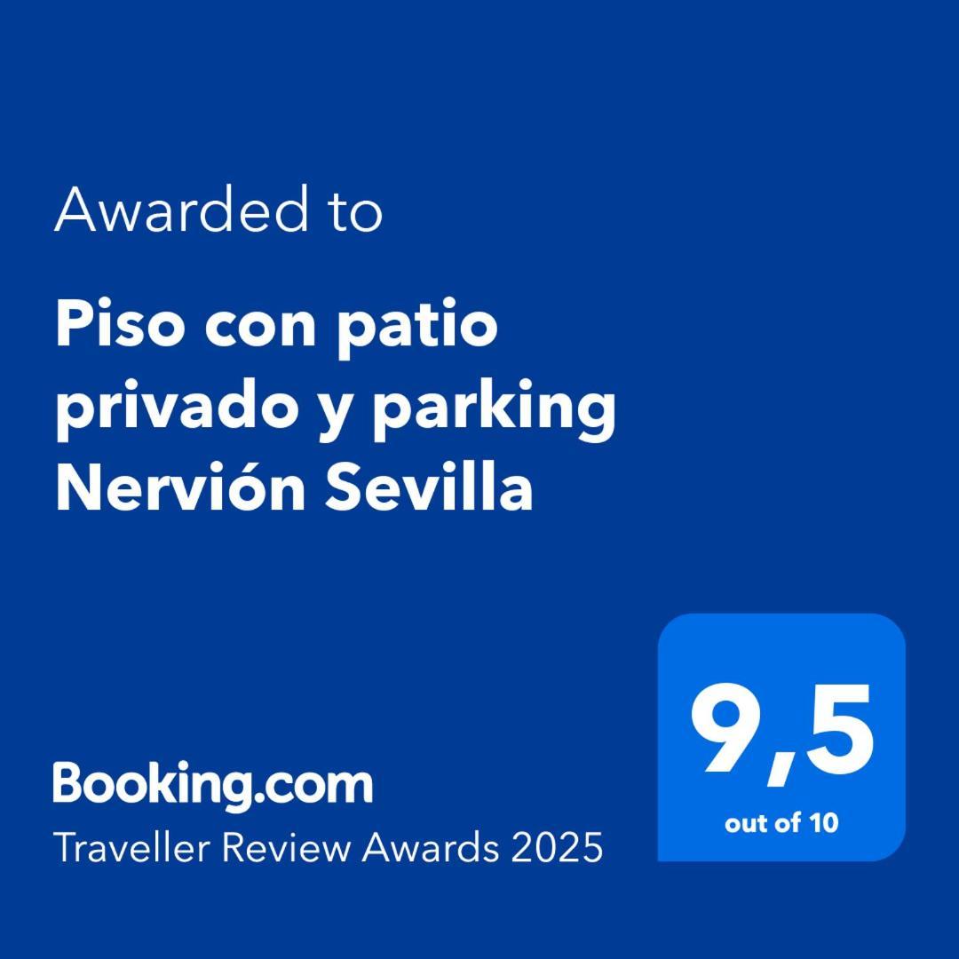Piso Con Patio Privado Y Parking Nervion Sevilla Buitenkant foto